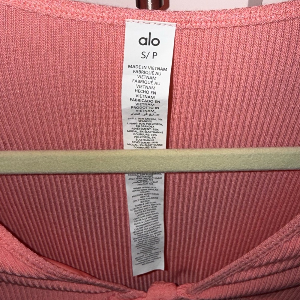 ALO Yoga Ribbed Knotty Long Sleeve - Picture 4 of 5